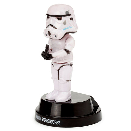 Muñeco solar Imperial Stormtrooper Star Wars sobre base negra - 4