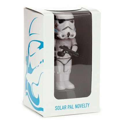 Muñeco solar Imperial Stormtrooper Star Wars sobre base negra - 5