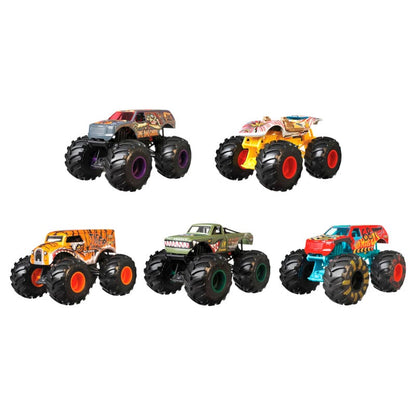 Coche Hot Wheels Monster Trucks a escala 1:24 con ruedas grandes