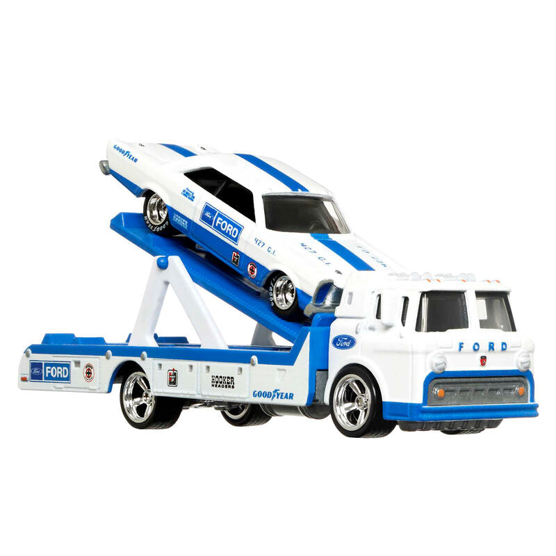 Camiones transportadores Hot Wheels surtidos con vehículos a escala - 2