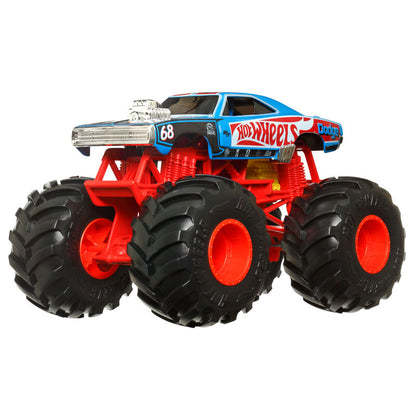 Coche Hot Wheels Monster Trucks a escala 1:24 con ruedas grandes - 5
