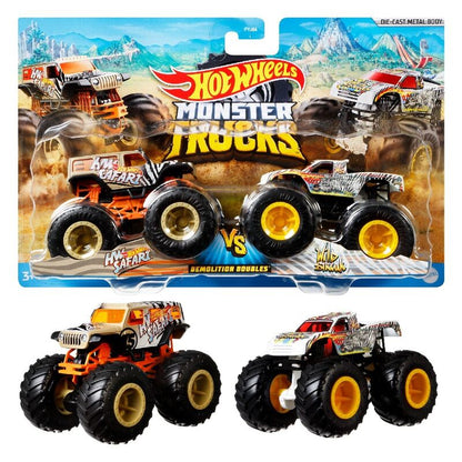 Blister Hot Wheels Monster Trucks con dos coches a escala 1:64 - 4