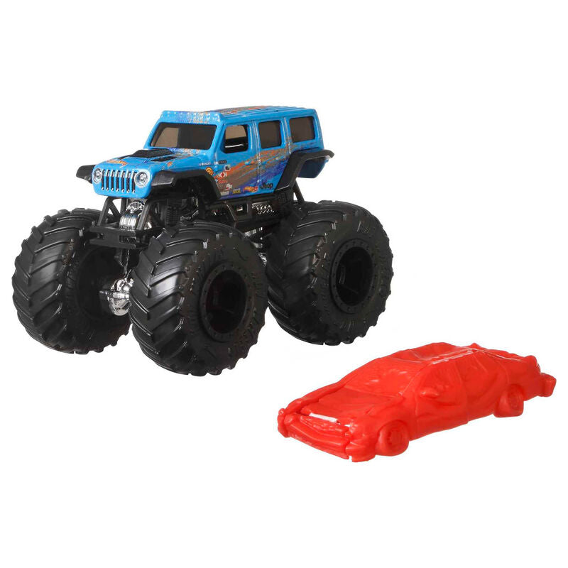 Surtido de coches Monster Trucks Hot Wheels con ruedas gigantes - 3