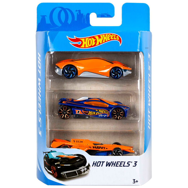 Pack surtido de tres vehículos Hot Wheels a escala 1:64 - 4
