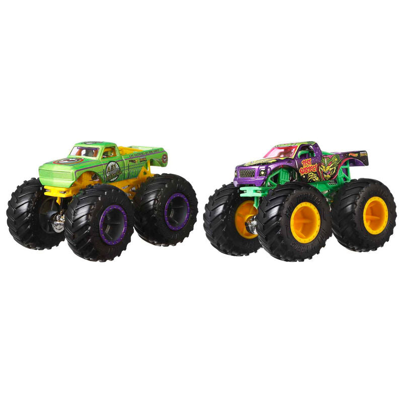 Blister Hot Wheels Monster Trucks con dos coches a escala 1:64 - 8