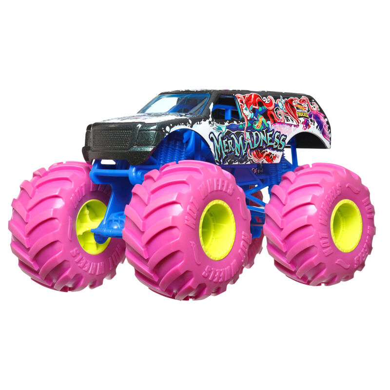 Coche Hot Wheels Monster Trucks a escala 1:24 con ruedas grandes - 11