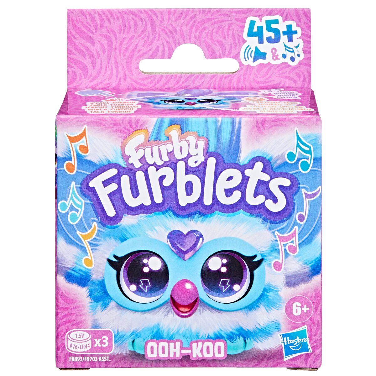 Mini Furby Ooh Koo Furblet azul y blanco de Hasbro - 2