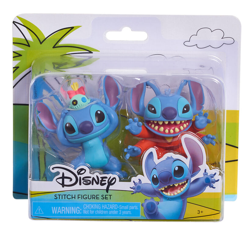 Blíster con dos figuras surtidas de Stitch Disney de 5 cm - 2