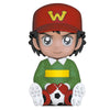 Hucha de Genzo Wakabayashi de Captain Tsubasa con balón de fútbol