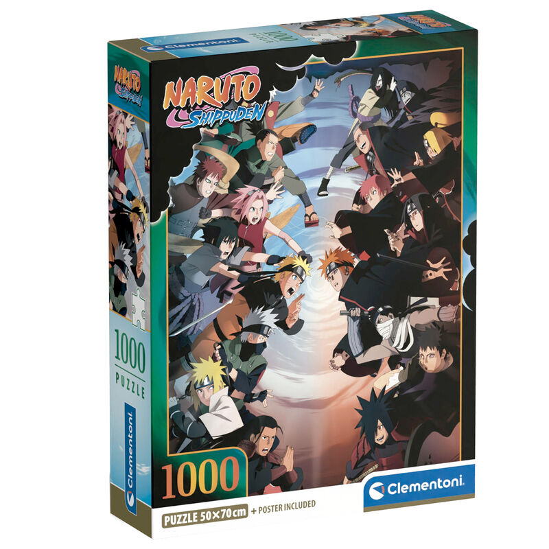Puzzle Clementoni de Naruto Shippuden de 1000 piezas