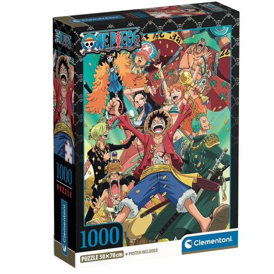 Puzzle Clementoni de One Piece de 1000 piezas con personajes
