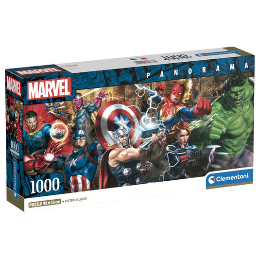 Puzzle panorámico Marvel Clementoni de 1000 piezas