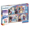 Set Clementoni de cuatro puzzles Frozen Disney con Elsa, Anna y Olaf