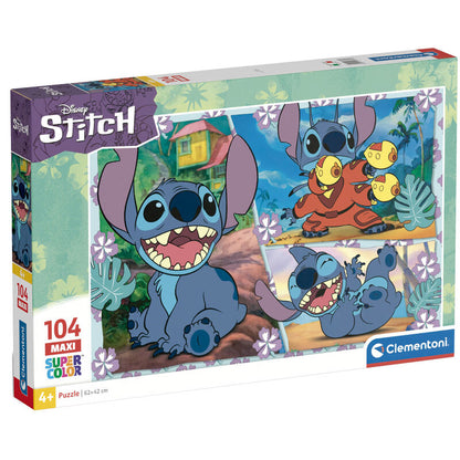 Puzzle maxi Clementoni Disney Stitch de 104 piezas