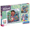 Puzzle Clementoni de Disney Stitch con 3 escenas de 48 piezas