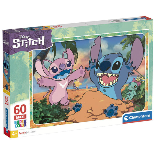 Puzzle maxi Clementoni de Stitch Disney con 60 piezas