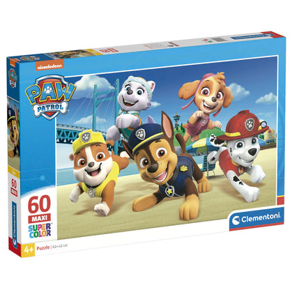 Puzzle maxi Clementoni de Paw Patrol con 60 piezas