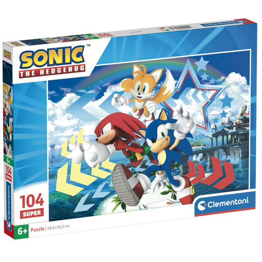 Puzzle Clementoni de Sonic the Hedgehog con Sonic, Tails y Knuckles