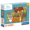 Puzzle de cubos Clementoni de Bambi Disney con 12 piezas