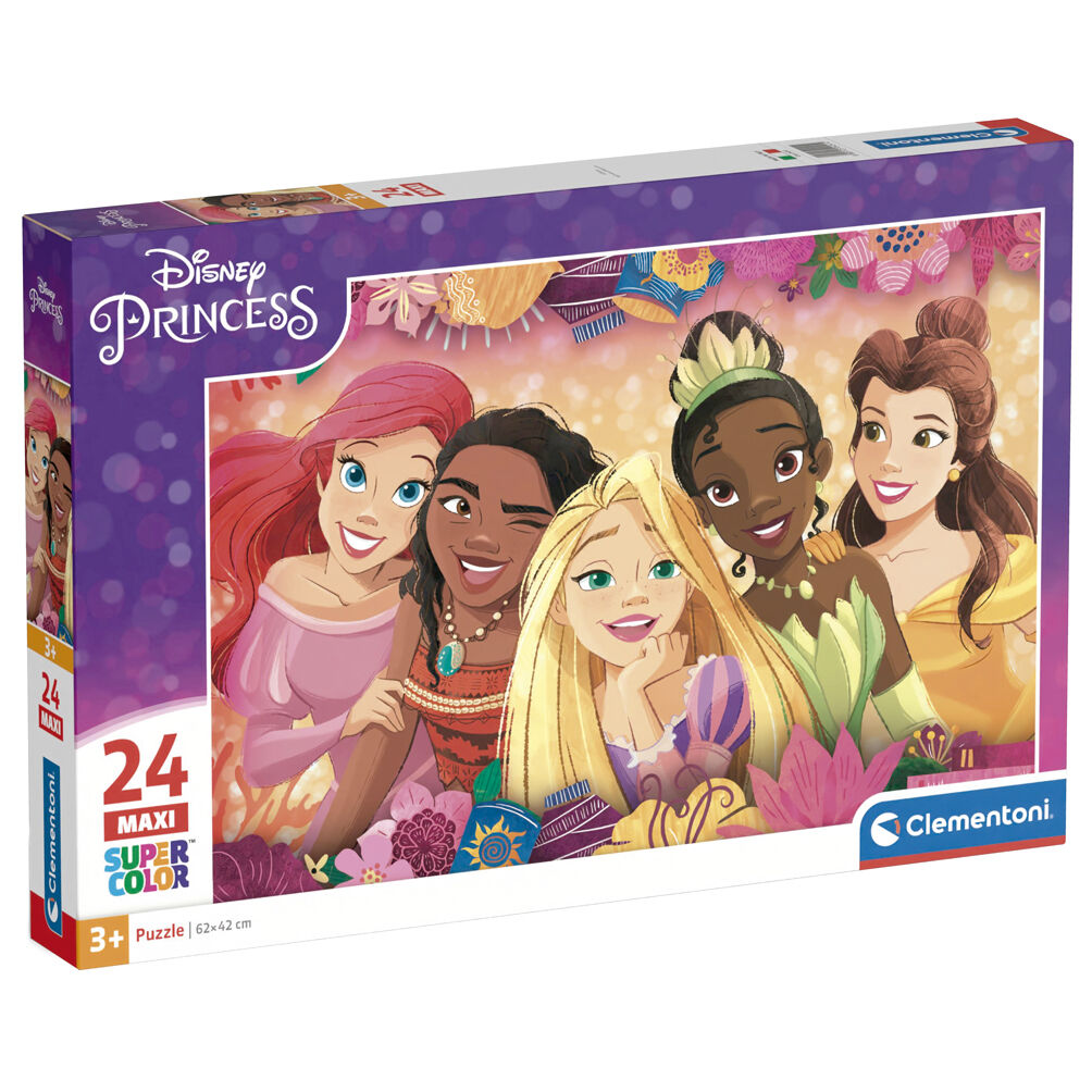 Puzzle maxi Clementoni de Disney Princesas con 24 piezas