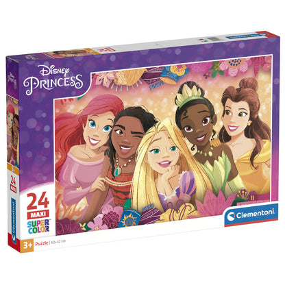 Puzzle maxi Clementoni de Disney Princesas con 24 piezas