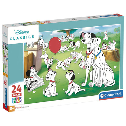 Puzzle maxi Clementoni de 101 Dálmatas con 24 piezas - 2