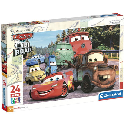 Puzzle maxi Clementoni de Disney Pixar Cars con Rayo McQueen y otros vehículos