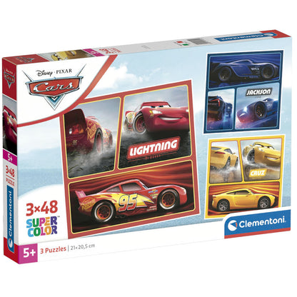Set de 3 puzzles Clementoni Disney Pixar Cars de 48 piezas - 2