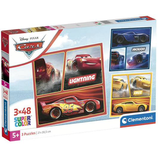 Set de 3 puzzles Clementoni Disney Pixar Cars de 48 piezas - 2