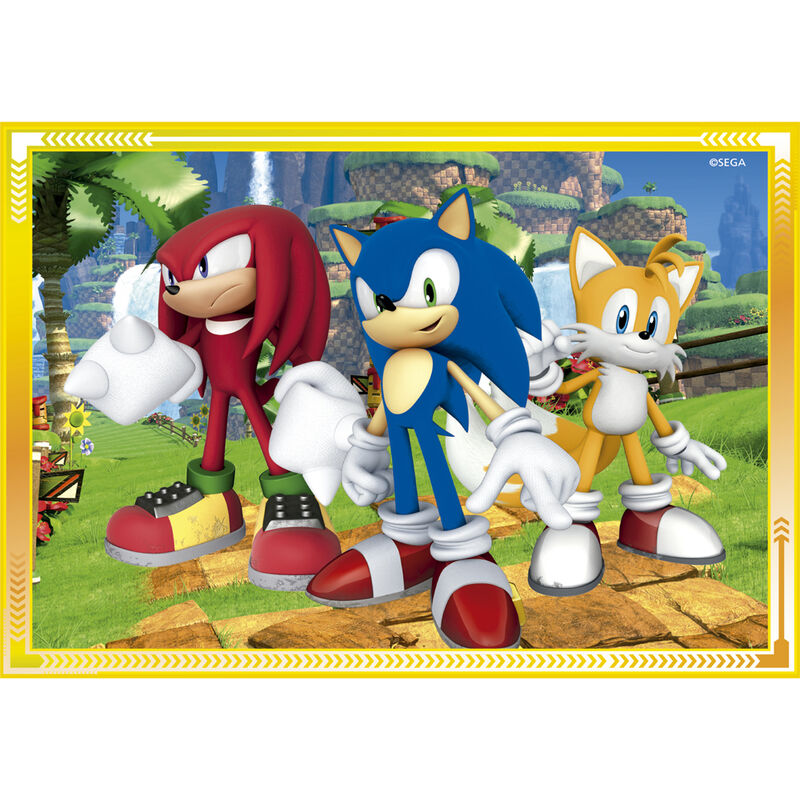Caja de puzzle 4 en 1 de Sonic the Hedgehog Clementoni - 2