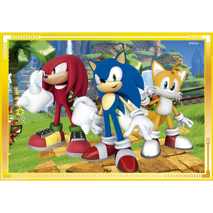 Caja de puzzle 4 en 1 de Sonic the Hedgehog Clementoni - 2