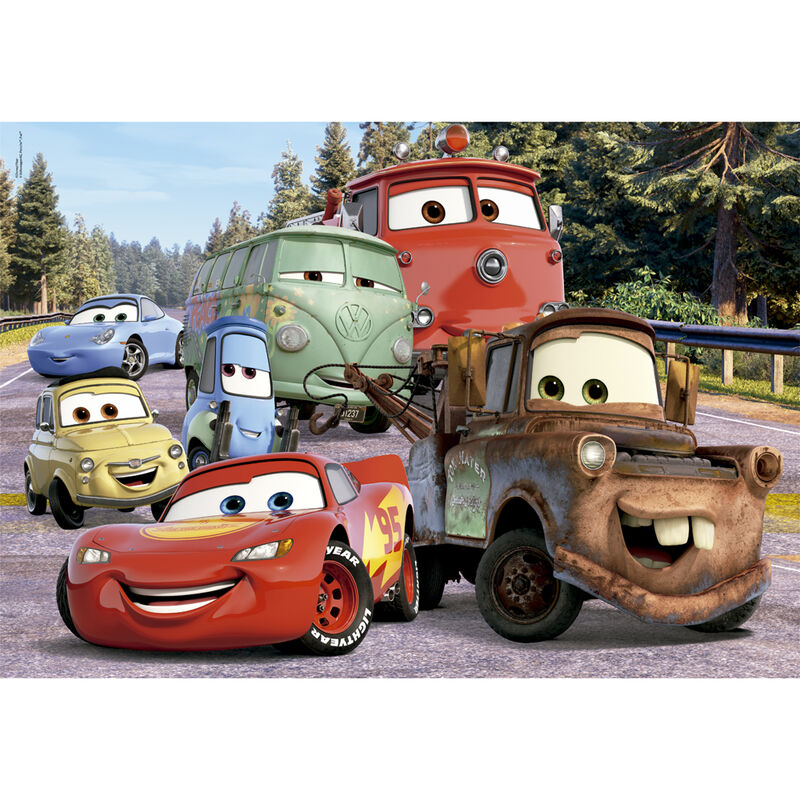 Puzzle maxi Clementoni de Disney Pixar Cars con Rayo McQueen y otros vehículos - 2