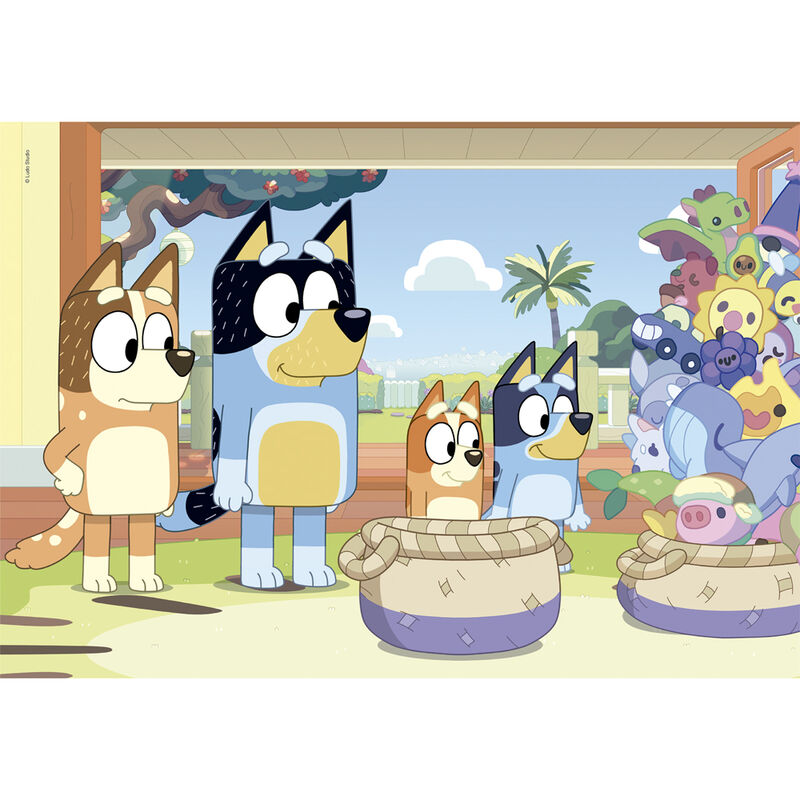 Puzzle Clementoni de Bluey con dos imágenes de 20 piezas - 2