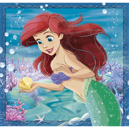 Puzzle Clementoni de Princesas Disney con Ariel, Jasmine y Rapunzel - 2