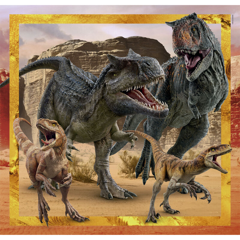 Caja de 3 puzles Clementoni Jurassic World de 48 piezas - 2