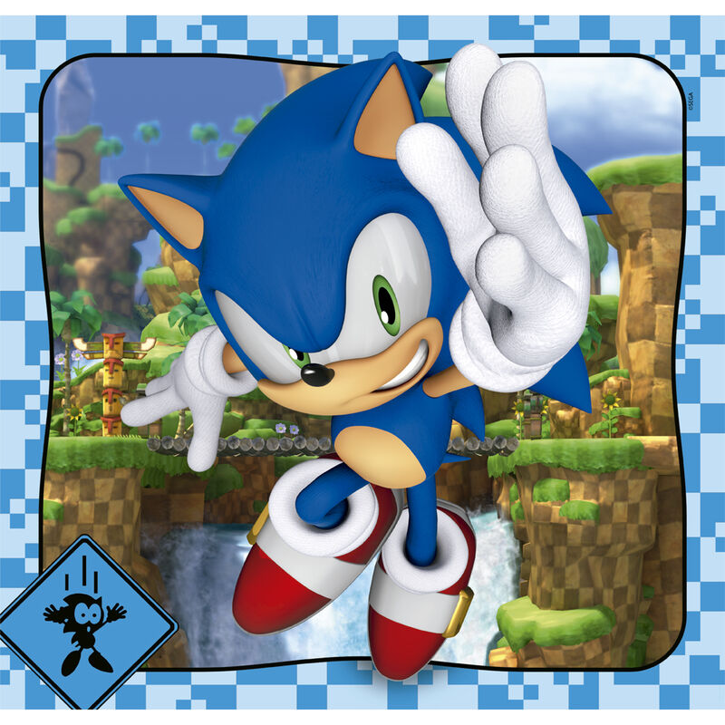Caja de 3 puzzles Clementoni de Sonic the Hedgehog de 48 piezas - 2
