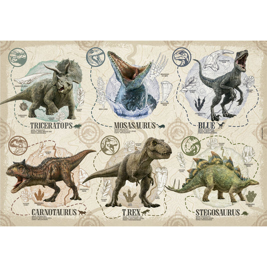 Puzzle Clementoni Jurassic World de 104 piezas con dinosaurios - 2
