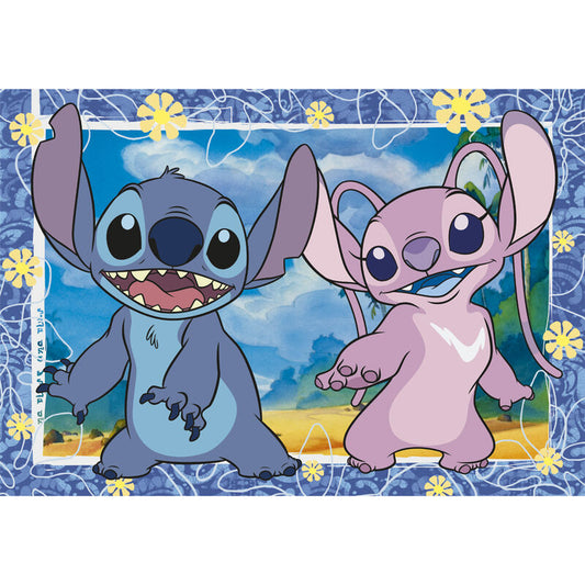 Puzzle Clementoni de Disney con Stitch y Angel, 104 piezas - 2