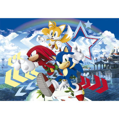 Puzzle Clementoni de Sonic the Hedgehog con Sonic, Tails y Knuckles - 2