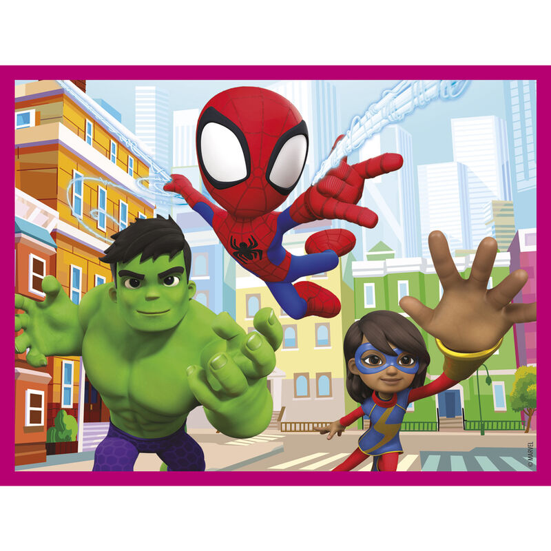 Puzzle cubo Clementoni de Spidey Marvel con 12 piezas - 2