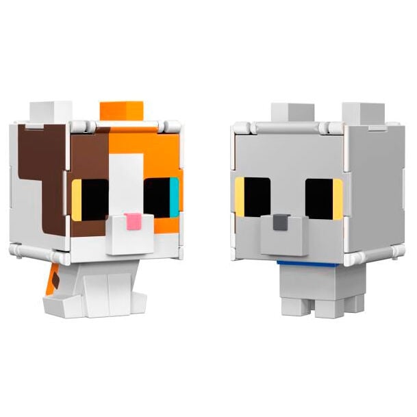 Figura transformable Minecraft Flippin Figs de MATTEL - 3