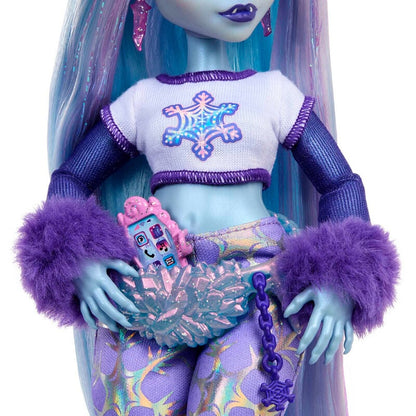 Muñeca Abbey Bominable Monster High con accesorios y mascota Tundra - 4