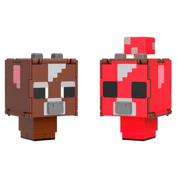 Figura transformable Minecraft Flippin Figs de MATTEL - 5