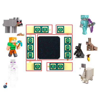 Figura articulada Minecraft MATTEL de 8 cm con accesorio - 6