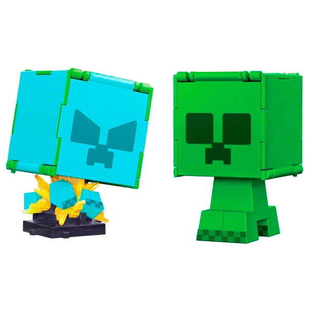 Figura transformable Minecraft Flippin Figs de MATTEL - 6