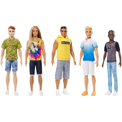 Surtido de muñecos Ken Fashionistas Barbie con diferentes looks