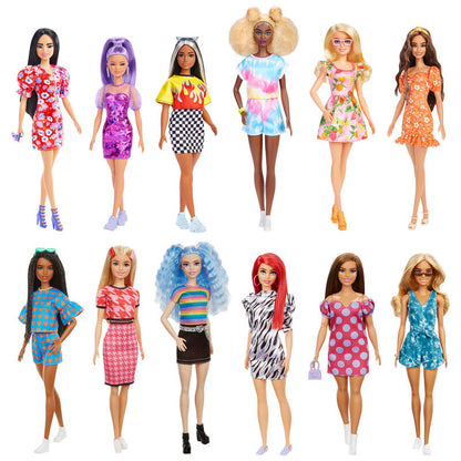 Surtido de muñecas Barbie Fashionistas con conjuntos y accesorios - 2