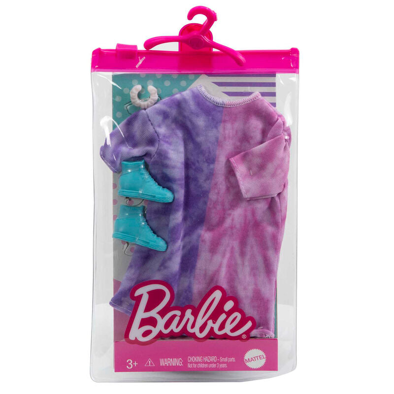 Surtido de ropa Barbie con conjuntos y accesorios de colores variados - 2