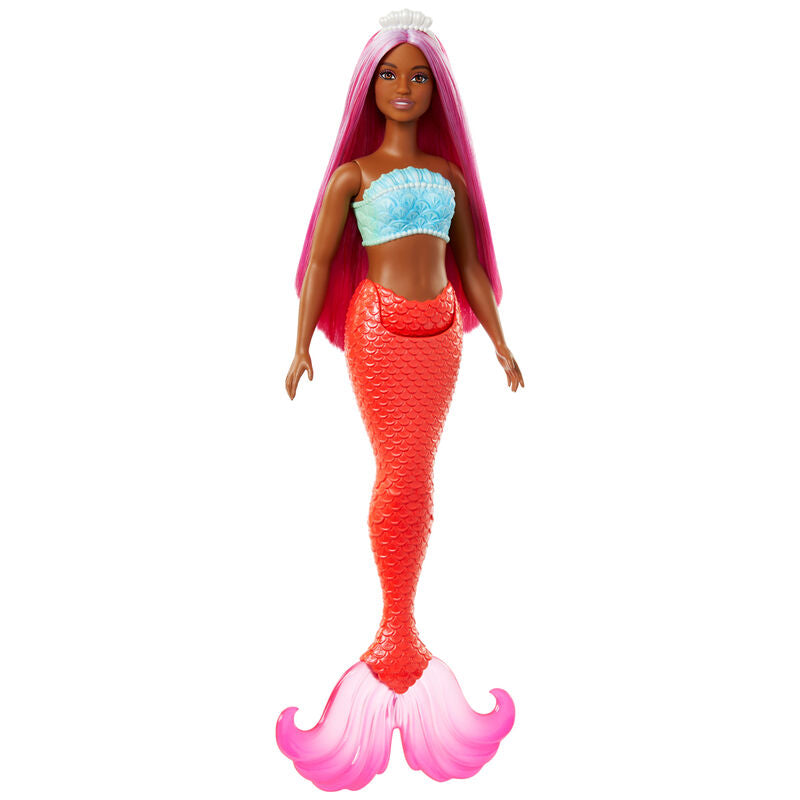 Muñecas sirena Barbie con colas de colores y accesorios marinos para el pelo - 5