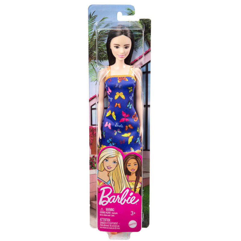 Muñeca Barbie con vestido de mariposas y zapatillas - 5